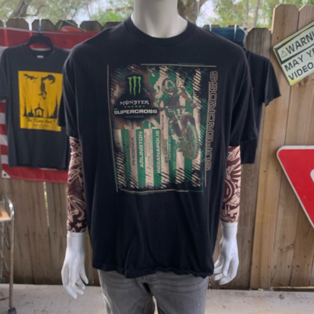 Monster Energy Supercross World Championship T-shirt Size XL